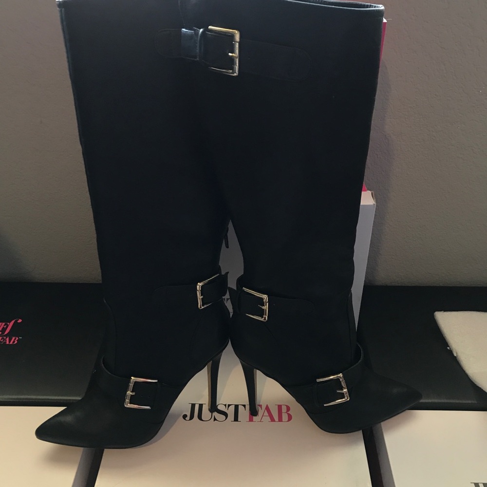 JustFab NIB Stiletto heel boots size 9